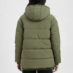 Mast & Harbour Hooded Padded Jacket image 3