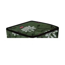 The Furnishing Tree Washing Machine Cover Petals Pattern Green Compatible for Whirlpool 8 Kg Fully- image 5