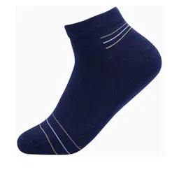 Akeeta Unisex Set Of 12 Striped Cotton Ankle Length Socks image 2