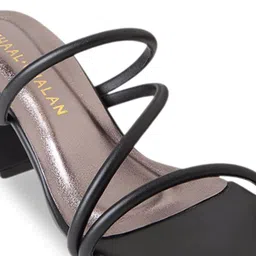 CHAAL CHALAN Colourblocked PU Block Pumps with Bows image 4