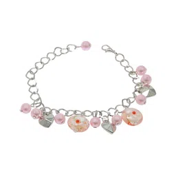 SANAA CREATIONS Unisex Artificial Stones Studded Antique Charm Bracelet-image-11