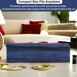 HOMESTIC Blue Set of 1 Regular Jewellery Organiser Organisers image 3