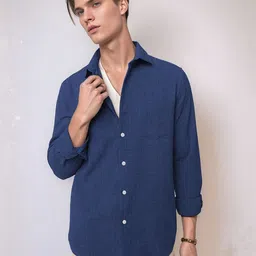 SAMRIZ Men Solid Spread Collar Casual Shirt-image-66