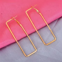 DZINETRENDZ Geometric Drop Earrings-picture-26