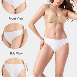 NIMRA FASHION Pack Of 2 Mid-Rise Hipster Breifs image 4