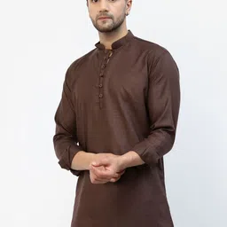 TS LIFESTYLE Men Yoke Design Kurta image 3