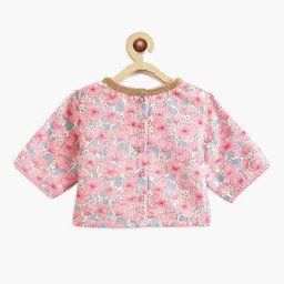 Campana Girls Printed Sequinned Ready to Wear Lehenga & Blouse With Dupatta image 3