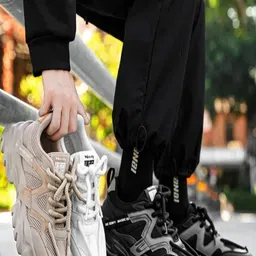 TIGONIS Men Black Mesh Casual Shoes image 2