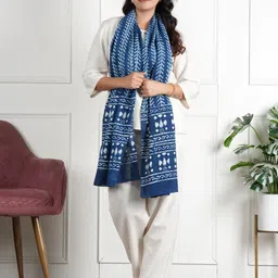 Style Shoes Printed Pure Cotton Stole image 3