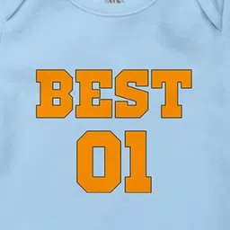 THE PRINT PLATTER Infants Printed Cotton Bodysuit With Ultra Bio Wash & Envelope Neck image 2