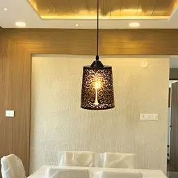 MFD HOME FURNISHING Multicoloured Quirky Ceiling Lamp image 2