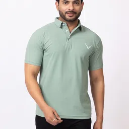 BUFFARO Polo Collar Regular Fit Cotton T-shirt-picture-25
