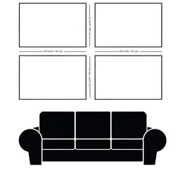 nestroots White & Blue 4 Pieces Abstract Canvas Wall Paintings image 3