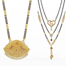Bhanu diam Women Gold Mangalsutra-picture-18