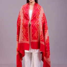 SWI Stylish Women Floral Woven Design Shawl image 5