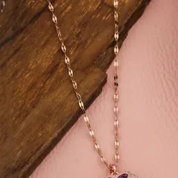 TEMORA Women Rose Gold Necklace and Chains-picture-26