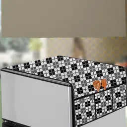 The Furnishing Tree Black Printed Refrigerator Cover-picture-30