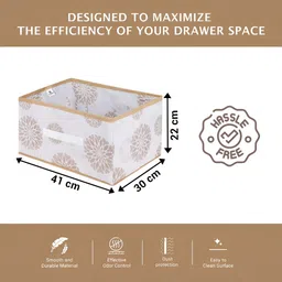 Aura White & Beige Multi-Utility Organisers image 5