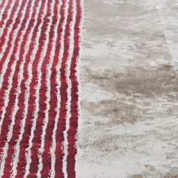 OBSESSIONS Red & Brown Geometric Printed Water Repellent Bedside Runner image 3