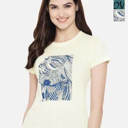 Tromko Women Pack of 3 Typography Printed Round Neck Cotton Regular Fit T-shirts-picture-18