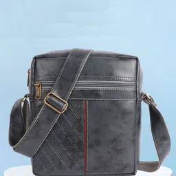 Fashion twist Unisex Textured Messenger Bag-picture-24