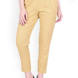 Neelokurti Women Pack of 2 Cotton Mid-Rise Regular Fit Peg Trousers-picture-31