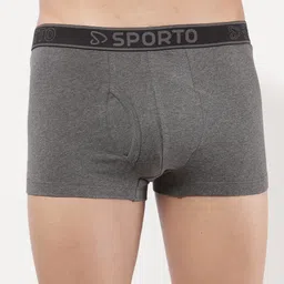 Sporto by Macho Pack Of 2 Super Combed Cotton Low-Rise Trunk image 2