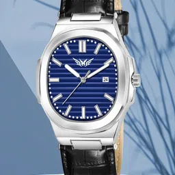 Hala Men Aluminium Dial & Leather Straps Analogue Watch Hala-3100-Blue Black-picture-29