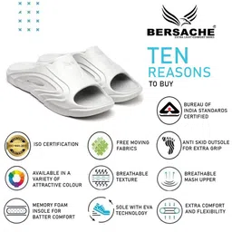 BERSACHE Men Open Toe Flats image 2