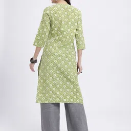Anouk Rustic Floral Printed Kurta image 4
