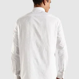 Tommy Hilfiger Textured Spread Collar Cotton Shirt image 3