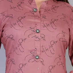 OH MI DIOS Women Quirky Printed Kurta with Palazzo image 4