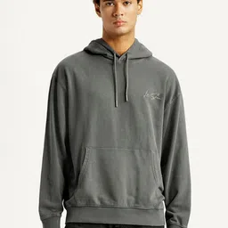 Levis Men Printed Hooded Long Sleeves Sweatshirt-image-0
