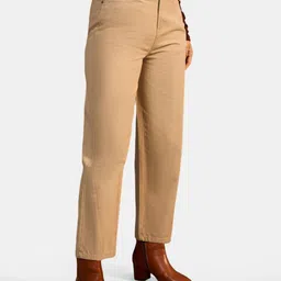 The Roadster Lifestyle Co. Women Cotton Straight-Fit High-Rise Jeans-image-115