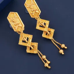 DIVASTRI Gold-Plated Brass Earrings image 4