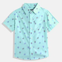 THE CHILDREN'S PLACE Boys Cotton Geometric Printed Shirt-picture-34