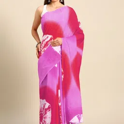 BUTA BUTI Tie and Dye Pure Cotton Saree-image-0