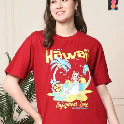 Dreambe Women Printed T-shirt-image-98