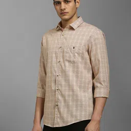 Louis Philippe Sport Men Slim Fit Checked Casual Shirt image 3