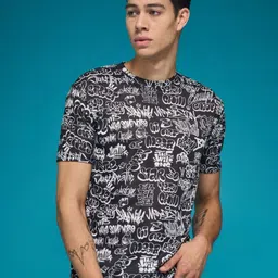 SMARTEES Men Typography Printed Round Neck Slim Fit T-shirt-picture-12