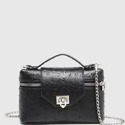 bebe Detachable Sling Strap Textured Handheld Bag image 3