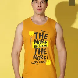 WOOSTRO Men Pack of 2 Typography Printed Round Neck Cotton Slim Fit Sports T-shirts image 1