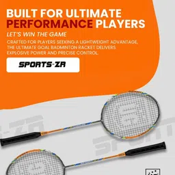 UG SPORTS Lightweight Sport ZR Aluminium Singal Badminton Racquets with Cover image 3