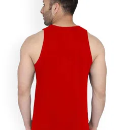 SLOWLORIS Pack Of 2 Printed Cotton Bio-Wash Innerwear Gym Vests image 2