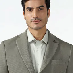 Blackberrys Men Textured Single-Breasted Blazer image 3