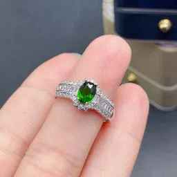 Jewels Galaxy Silver-Plated Cubic Zirconia Studded Finger Ring image 3