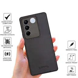 SPRIG Unisex Vivo V27 Pro 5G Impact Resistant Back Case image 2
