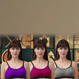 Samvar Multi Cotton Non-Wired Non Padded Minimizer Bra image 5