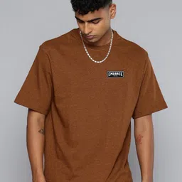 R.Code by The Roadster Life Co. Men Applique T-shirt image 1