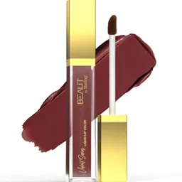 Beaut By Sterling Velvet Series Matte Liquid Lip Color Lipstick - 5 ml - Tan Brown-picture-24